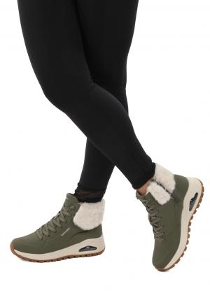 Ženska obutev čevlji Skechers Uno Rugged Gležnjarji