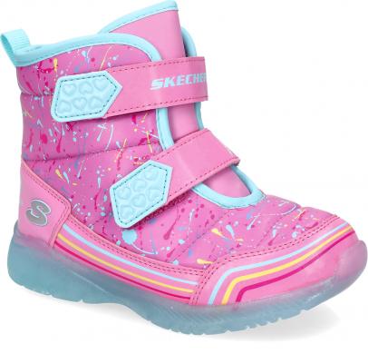 Otroška obutev čevlji deklice Skechers Illumi Brights WR Gležnjarji